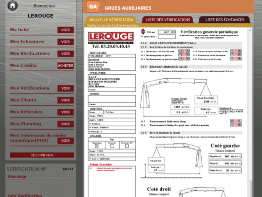 Contrôle périodique des engins de levage – Sécurité et conformité