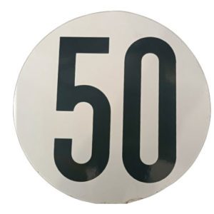 Disque adhésif 50km/h