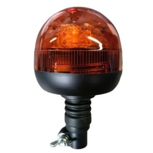 Gyrophare à LED orange : fixation sur hampe
