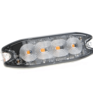 FEU DE PENETRATION ORANGE EXTRA PLAT 4 LEDS